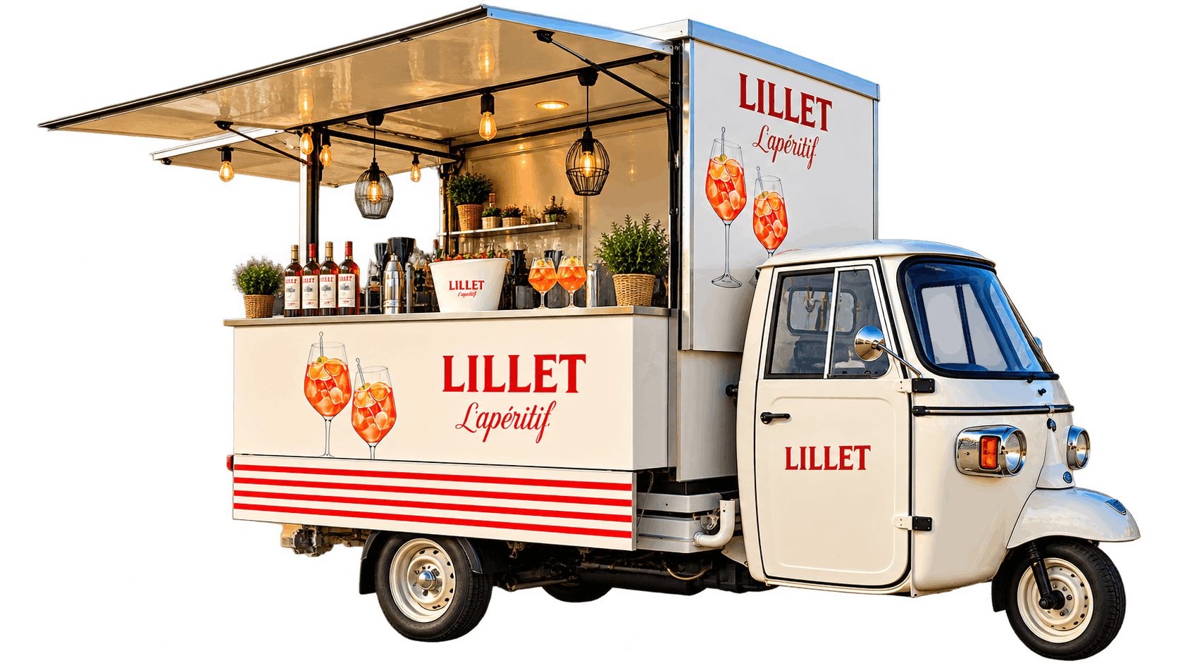 Bar mobile Lillet vintage rétro geschniegelt